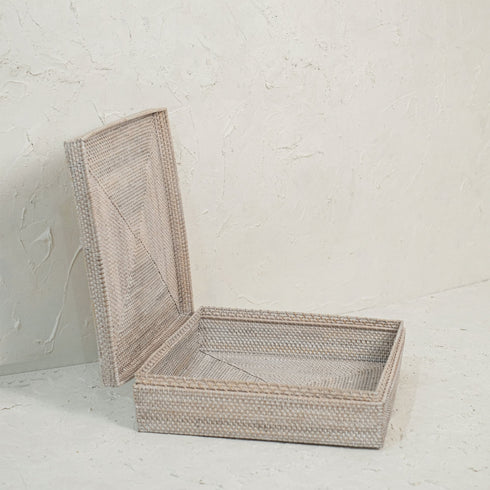 Wicker Under Bed Storage in 4 Beautiful colours - Coastal Villa Homeware